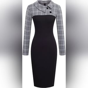 EUC! Womens Homeyee Career Dress.  Size XL. Vintage Collared Style